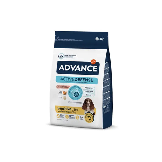 Advance Canine Adult Sensitive Salmon Arroz 3Kg, τροφή για σκύλους