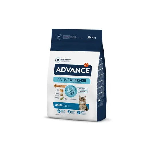 Advance Feline Adult Κοτόπουλο & Ρύζι 10Kg, τροφή για γάτες