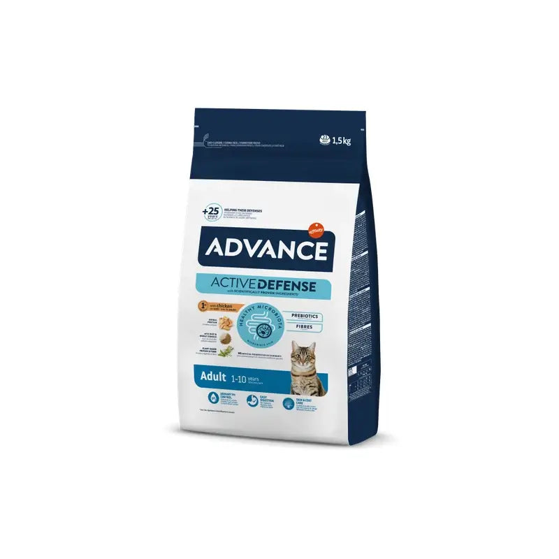 Advance Feline Adult Κοτόπουλο και Ρύζι 1,5Kg, τροφή για γάτες