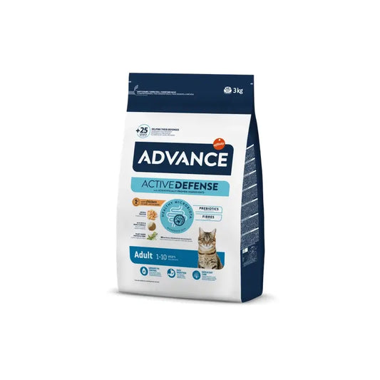Advance Feline Adult Κοτόπουλο & Ρύζι 3Kg, τροφή για γάτες