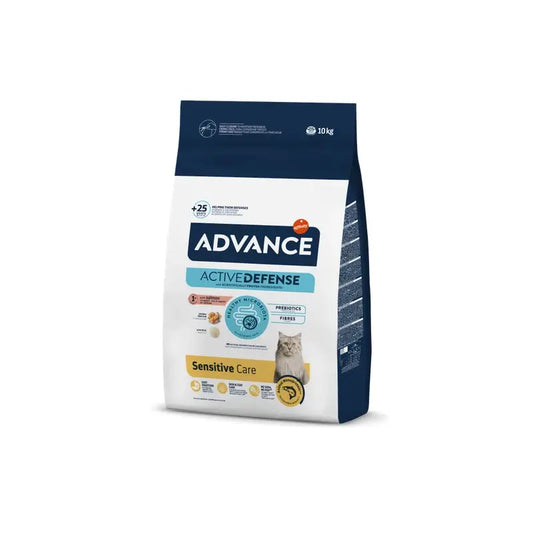 Advance Feline Adult Sensitive Salmon Arroz 10Kg, τροφή για γάτες