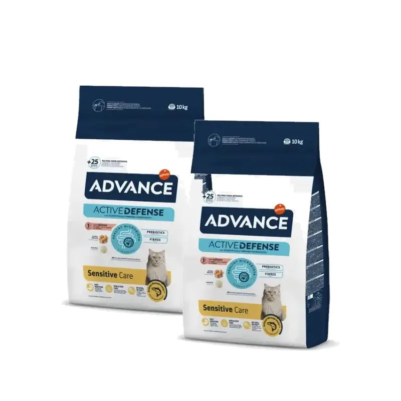 Advance Feline Adult Sensitive Salmon Arroz, συσκευασία 2 x 10 kg, τροφή για γάτες