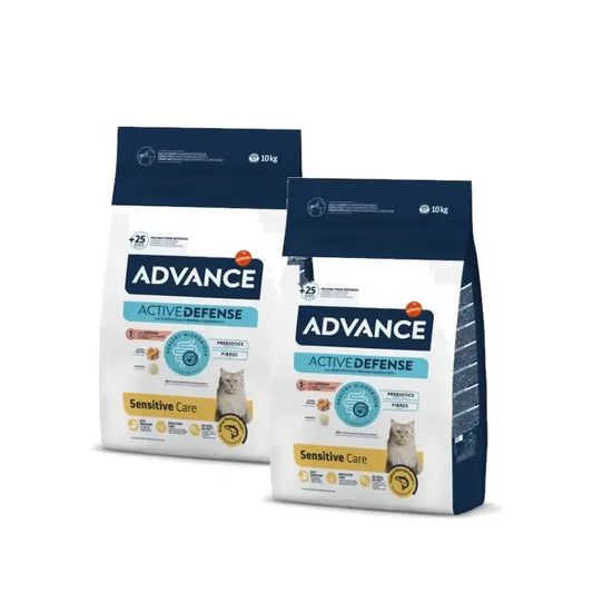 Advance Feline Adult Sensitive Salmon Arroz, συσκευασία 2 x 10 kg, τροφή για γάτες