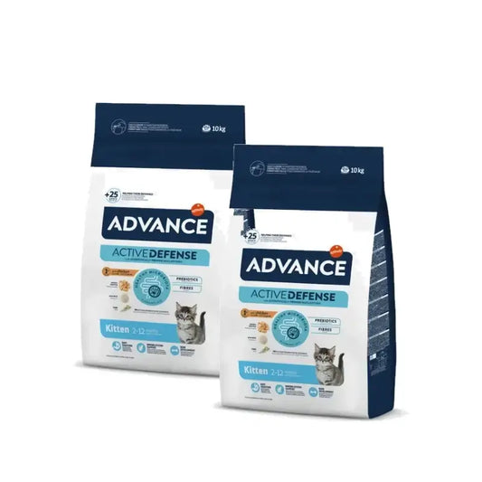 Advance Feline Kitten Κοτόπουλο & Ρύζι, συσκευασία 2 x 10 kg, τροφή για γάτες