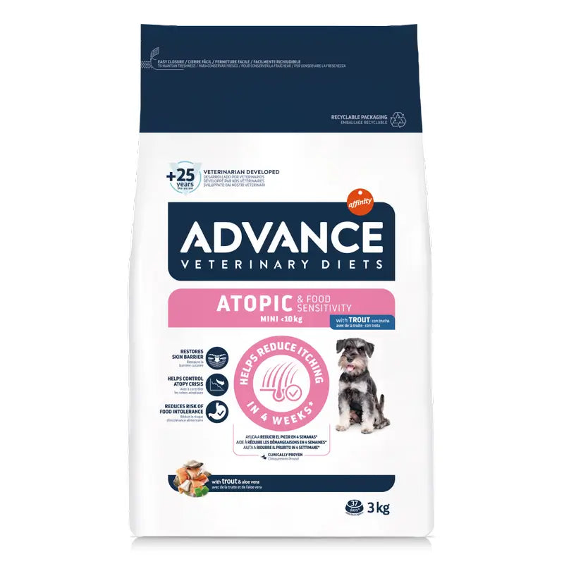 Advance Pienso Atopic για σκύλους, Mini, Superpremium, 3 kg