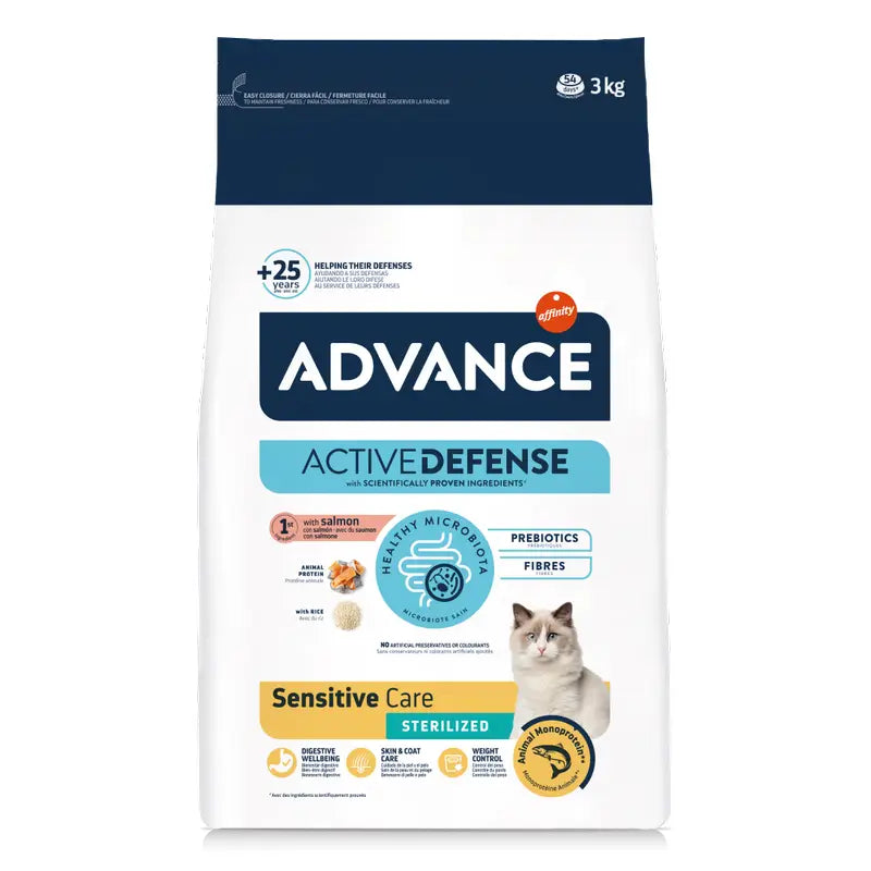 Advance Τροφή για γάτες, με σολομό, Superpremium, 3 kg