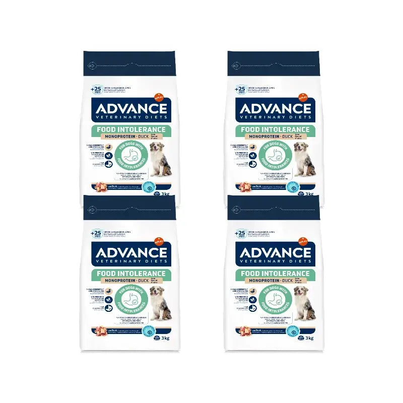 Advance Τροφή για σκύλους, με πάπια, Superpremium, 4 x 3 kg