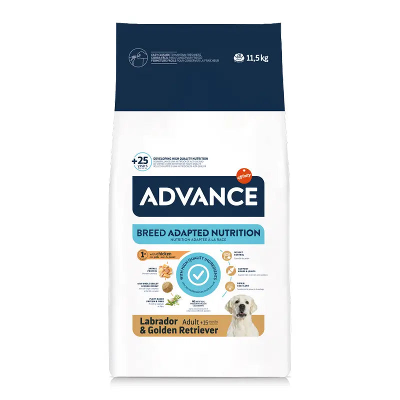 Advance Τροφή για σκύλους, Medium, με κοτόπουλο, Superpremium, 11,5 kg