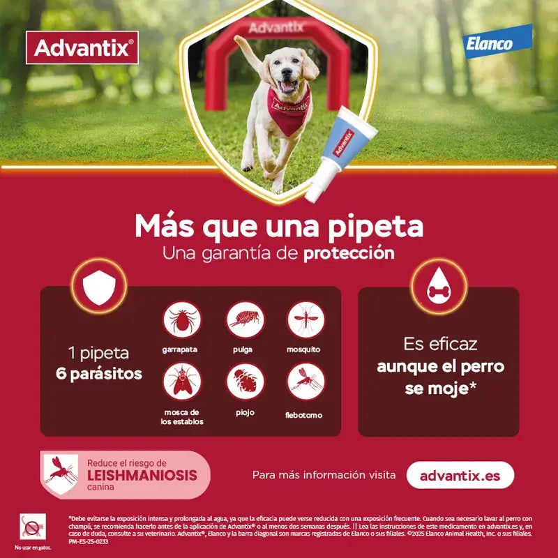 Advantix Πιπέτα για την αποπαρασίτωση σκύλων 4-10 kg, 1 ml