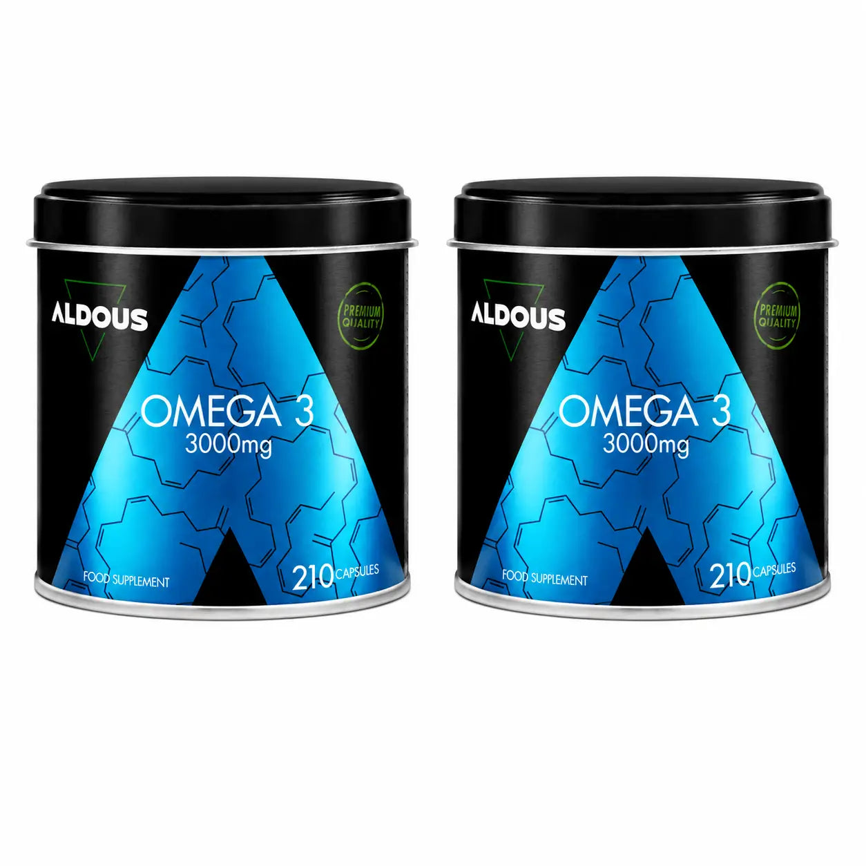 Aldous Bio Omega 3 3000 mg, 210 κάψουλες, συσκευασία 2