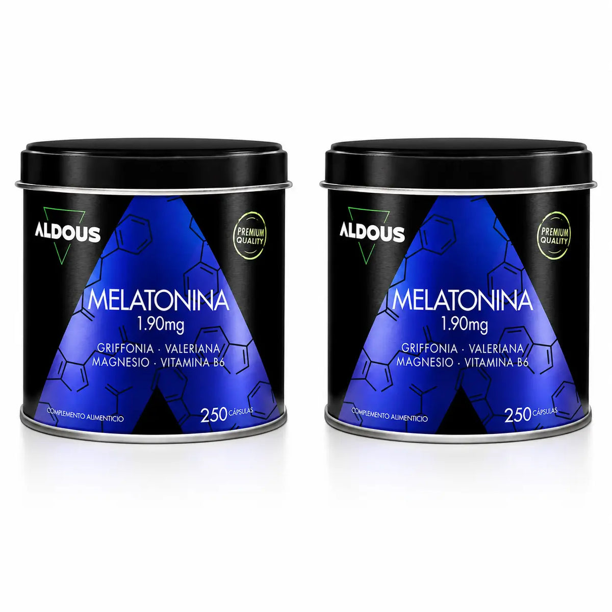 Aldous Labs Μελατονίνη με 5-HTP, μαγνήσιο, βαλεριάνα και βιταμίνη Β6, συσκευασία 2