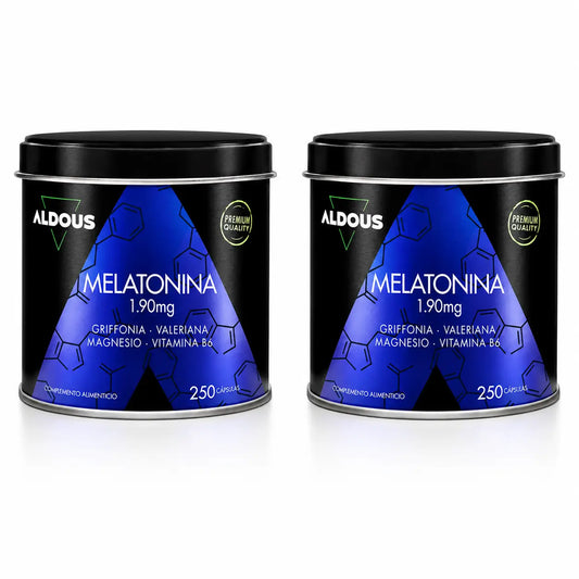 Aldous Labs Μελατονίνη με 5-HTP, μαγνήσιο, βαλεριάνα και βιταμίνη Β6, συσκευασία 2