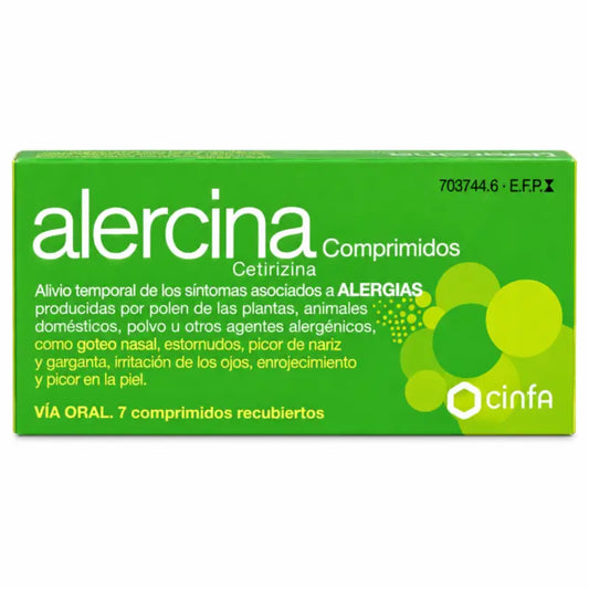 Alercina 10 mg 7 επικαλυμμένα δισκία