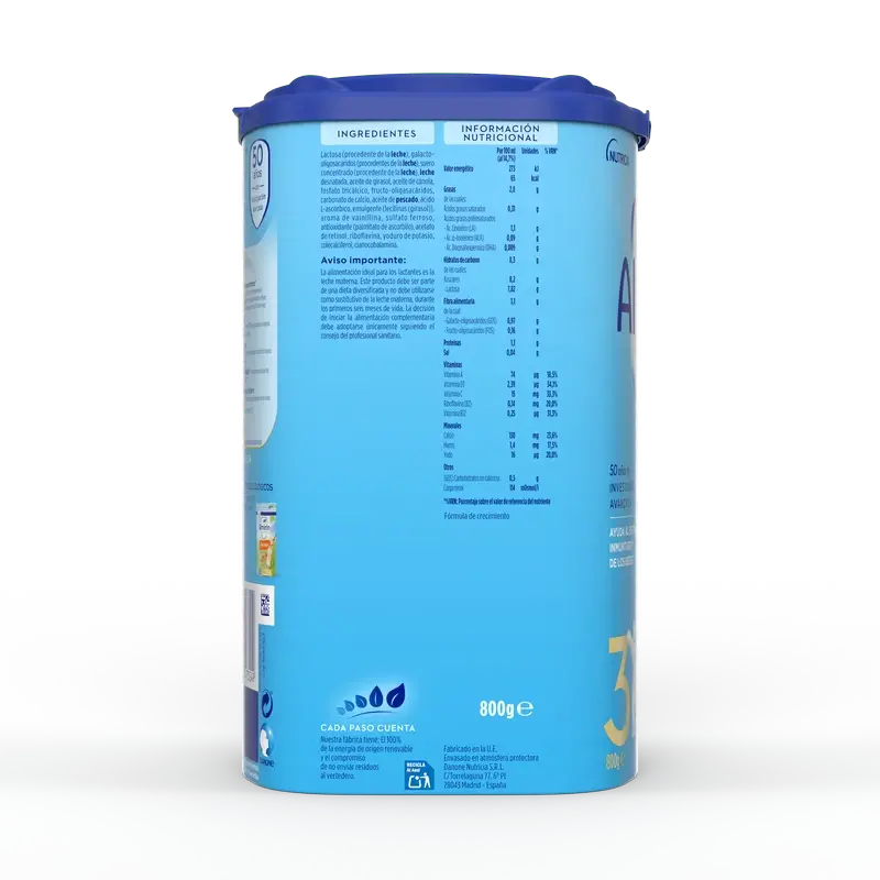 Almirón Advance 3, Συσκευασία 3 x 800 g