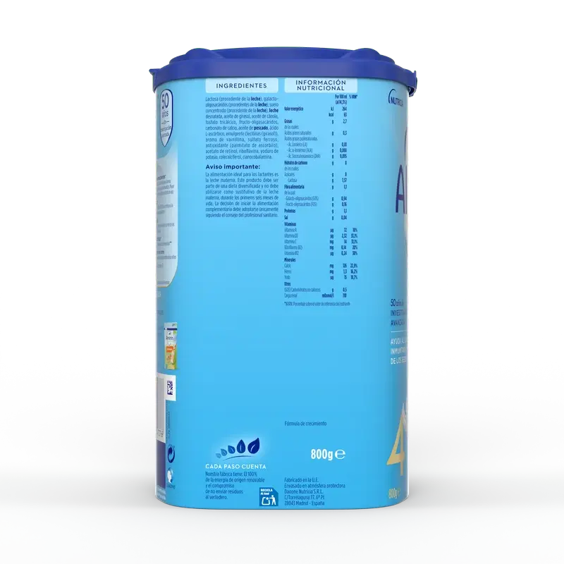 Almirón Advance 4, Συσκευασία 8 x 800 g