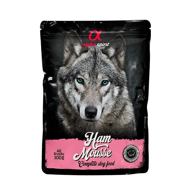 Alpha Spirit Canine Pouch Salmon, 12 x 300 g