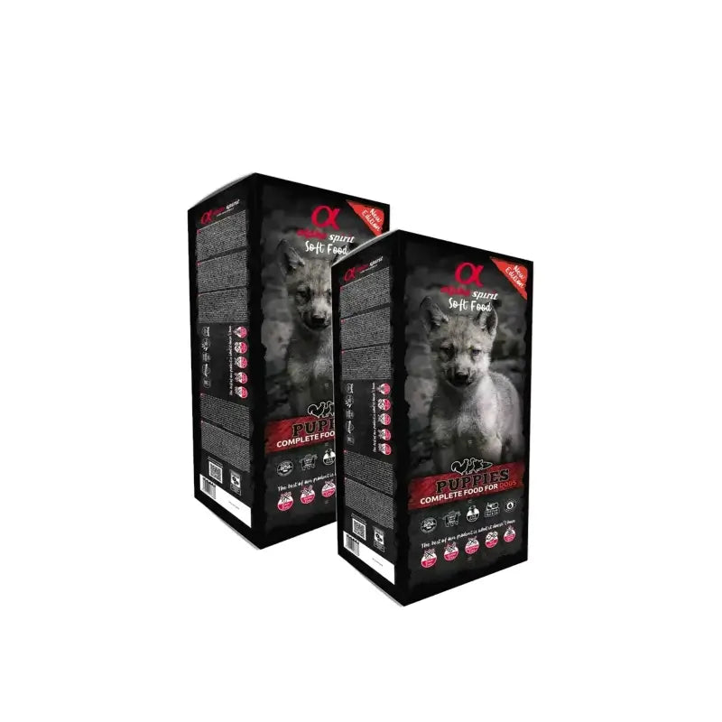 Alpha Spirit Semi-Moist Puppy 9 kg, pack of 2