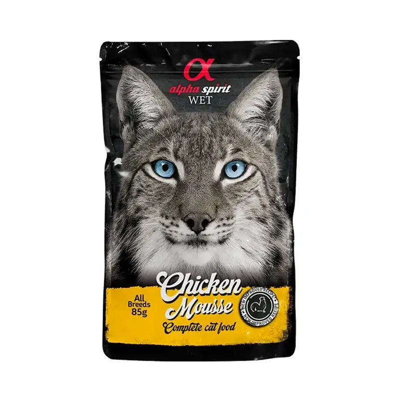 Alpha Spirit Feline Chicken Mousse, 24 x 85 g