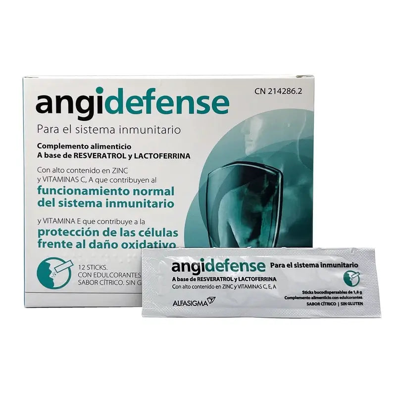 Angidefense Sticks, 12 φακελάκια των 1,8 γρ.