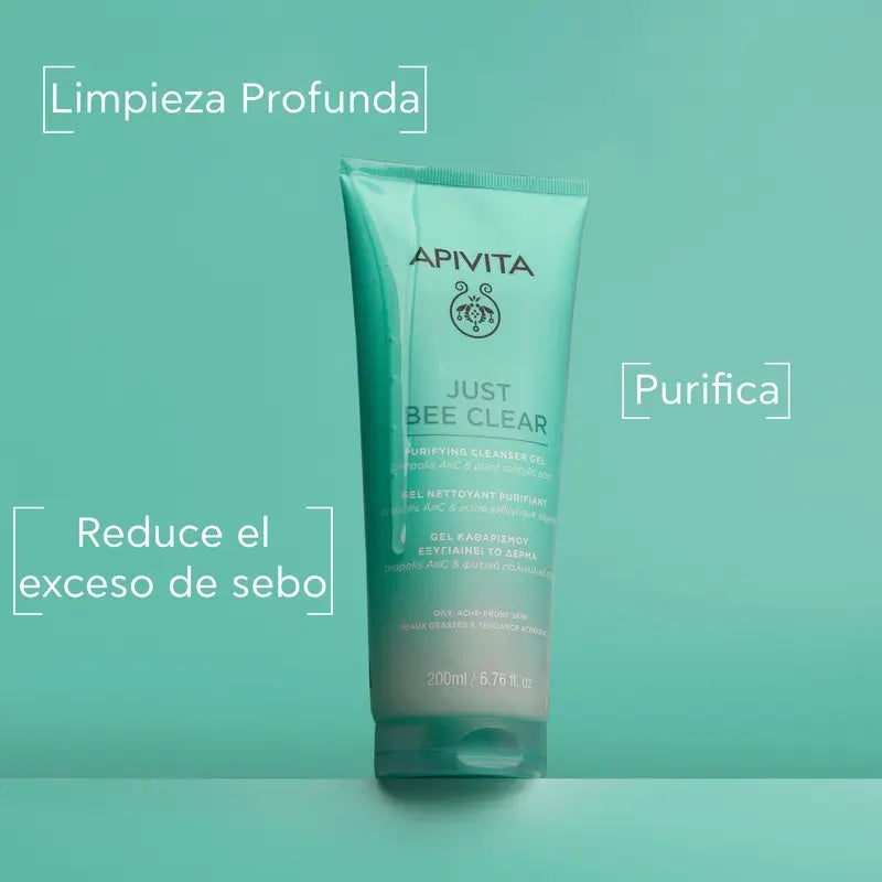 Apivita Καθαριστικό Τζελ Just Bee Clear, 200 ml