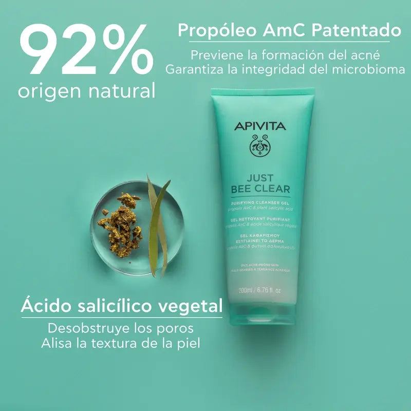 Apivita Καθαριστικό Τζελ Just Bee Clear, 200 ml