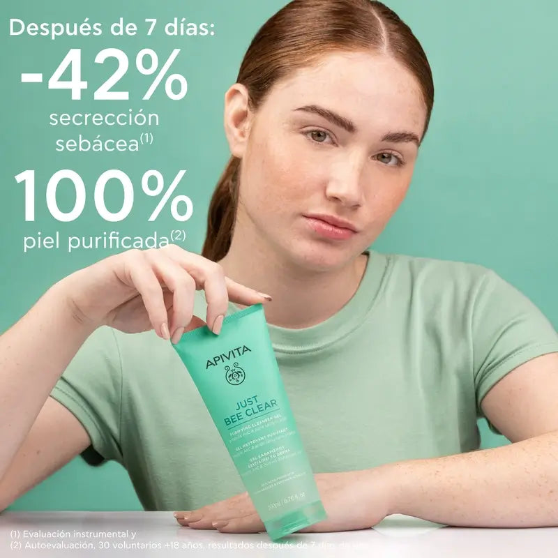 Apivita Καθαριστικό Τζελ Just Bee Clear, 200 ml