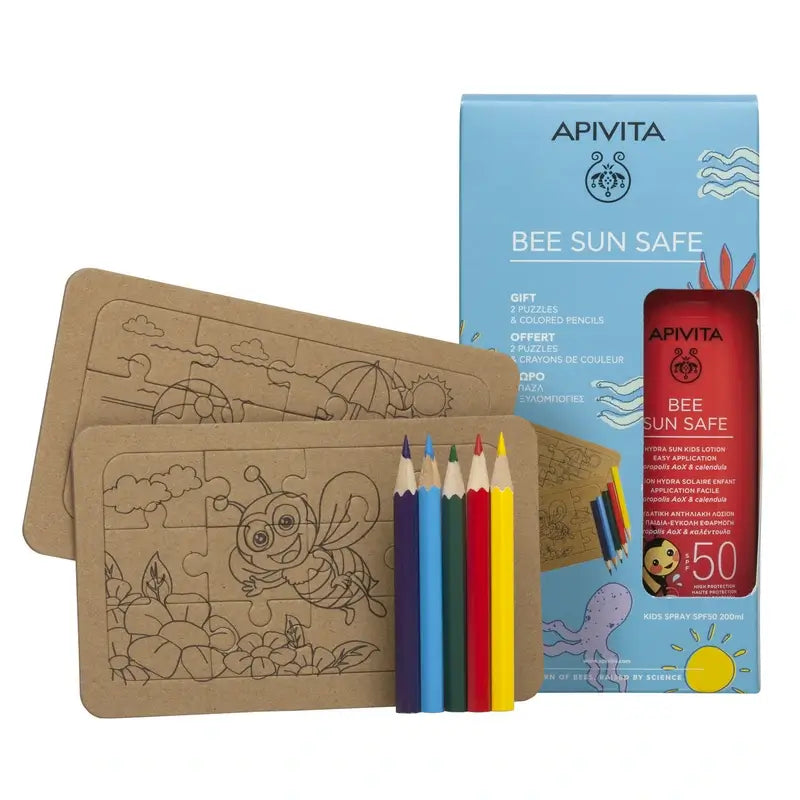 Apivita Hydra Sun Παιδικό Σπρέι SPF 50+ Δώρο 