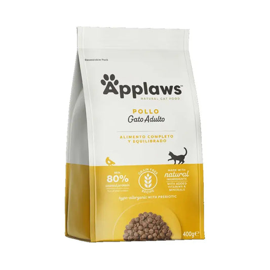 Applaws Cat Dry για ενήλικες γάτες με κοτόπουλο 400 γρ.