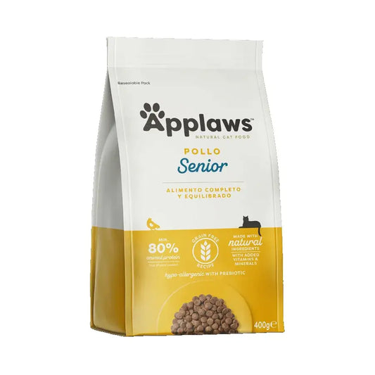 Applaws Cat Dry Senior Κοτόπουλο 400 γρ.