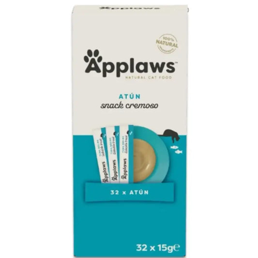 Applaws Cat Snack Lickable Τόνος, 4x8x15 γρ.
