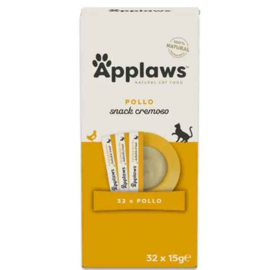 Applaws Cat Snack Lickable Κοτόπουλο, 4x8x15 γρ.