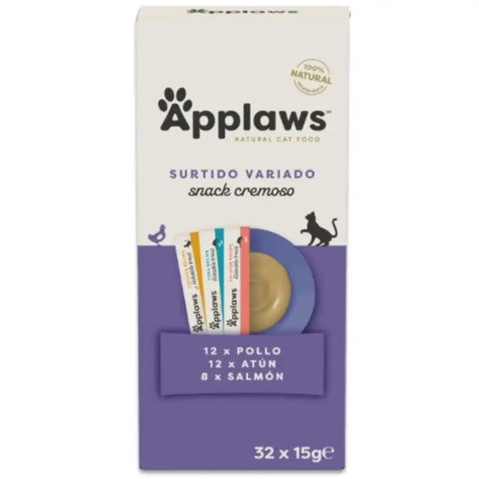 Applaws Cat Snack Lickable Ποικιλία γεύσεων, 4x8x15 γρ.