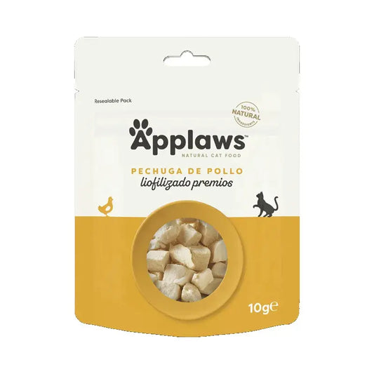 Applaws Cat Snack Λυοφιλιωμένο στήθος κοτόπουλου, 12x10 γρ.