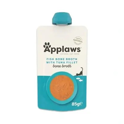 Applaws Cat Σε ζωμό με κόκαλα ψαριού και φιλέτο τόνου 12X85Gr 