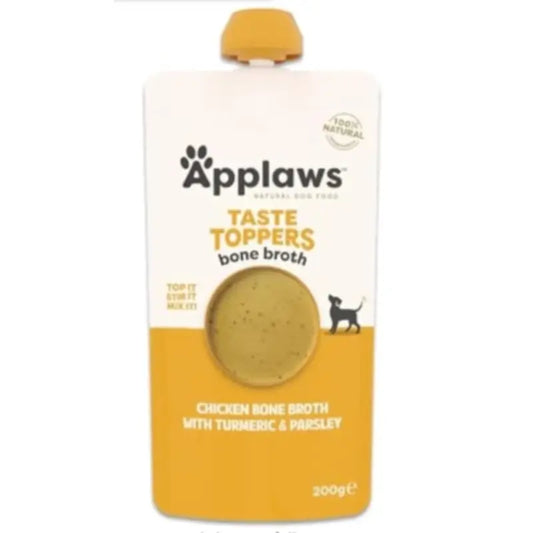 Applaws Dog Φιάλη Topper Ζωμός Κοτόπουλου, 6x200 ml