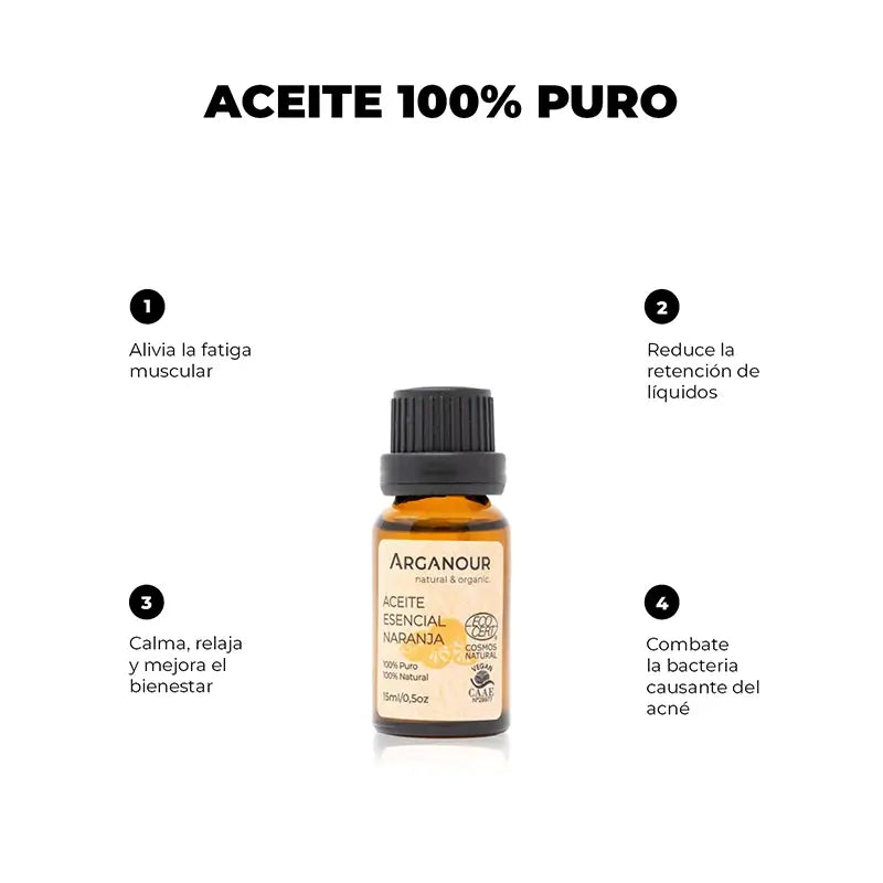 Arganour Αιθέριο Έλαιο Πορτοκαλιού, 15 ml