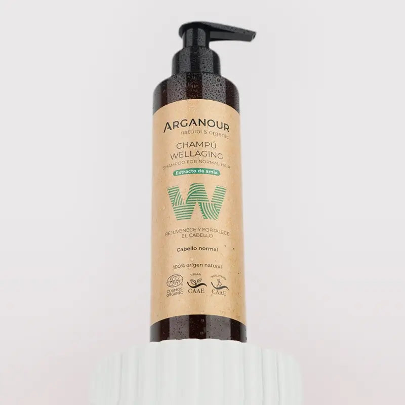 Arganour Capilar Σαμπουάν Wellaging χωρίς θειικά άλατα, 200 ml