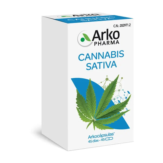 Arkopharma Arkocápsulas Cannabis Sativa Bio, 45 κάψουλες