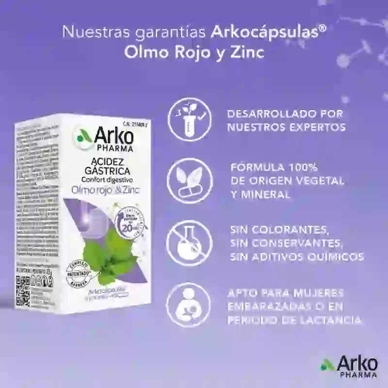 Arkopharma Arkocápsulas Γαστρική οξύτητα, 40 κάψουλες