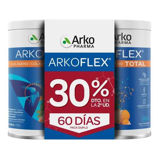 Arkoflex Dolexpert Forte 360º Κολλαγόνο με γεύση πορτοκαλιού 390 γρ. Συσκευασία Arkopharma