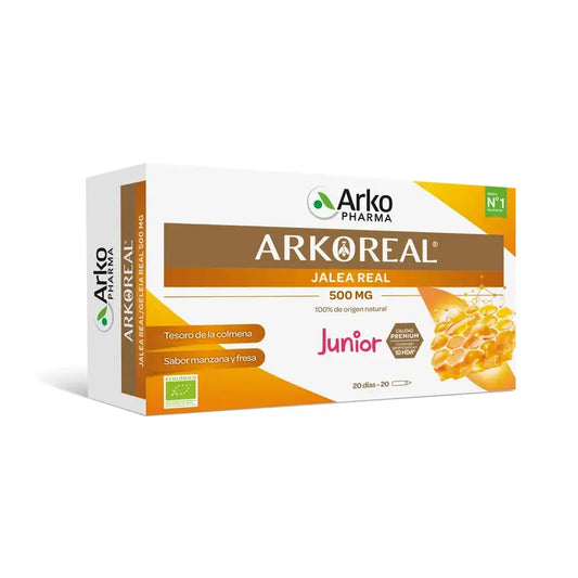 Arkoreal Βιολογικό Βασιλικός Πολτός 500 Mg, 20 τεμάχια