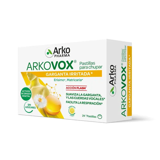 Arkovox Παστίλιες με μέλι και λεμόνι, 24 τεμάχια