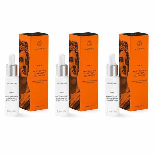 Arturo Alba Φόρμουλα Αντιοξειδωτική και Λάμψη με Sod-Ferulico 30 ml, συσκευασία 3 τεμαχίων