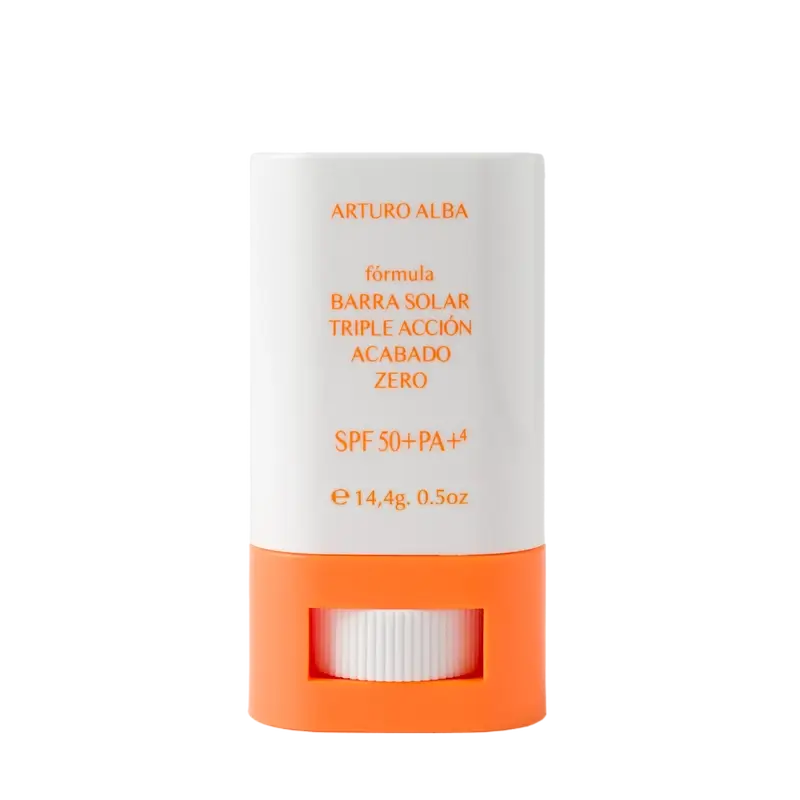 Arturo Alba Formula Barra Solar Triple Acción, Zero 50+ SPF 14, 4 g