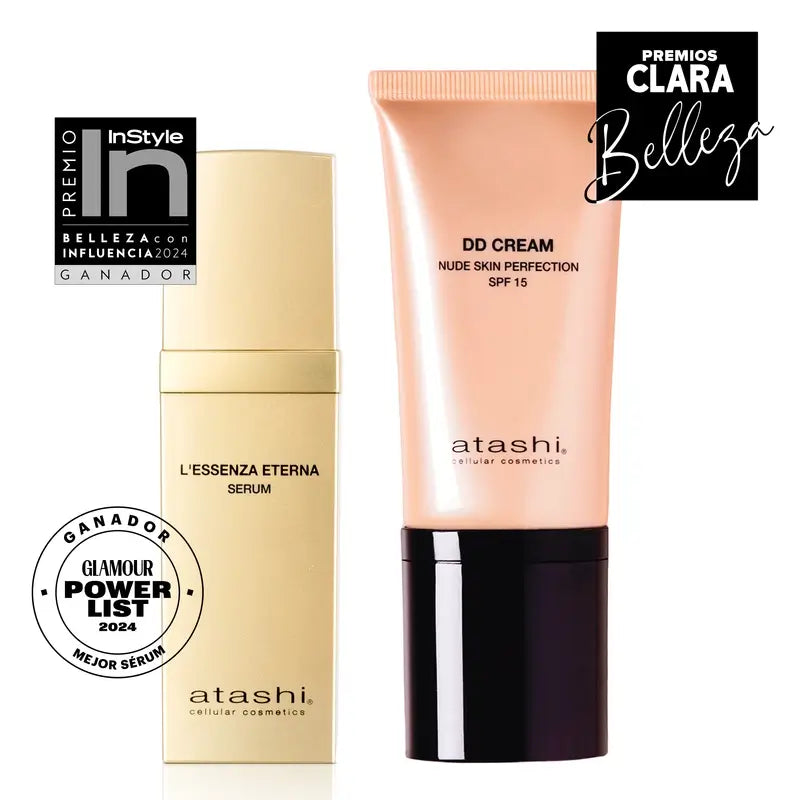 Atashi Σετ Ritual New Beauty Serum με άμεσο αποτέλεσμα κατά της γήρανσης Dd Cream, 80 ml