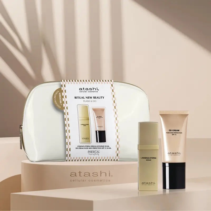 Atashi Σετ Ritual New Beauty Serum με άμεσο αποτέλεσμα κατά της γήρανσης Dd Cream, 80 ml