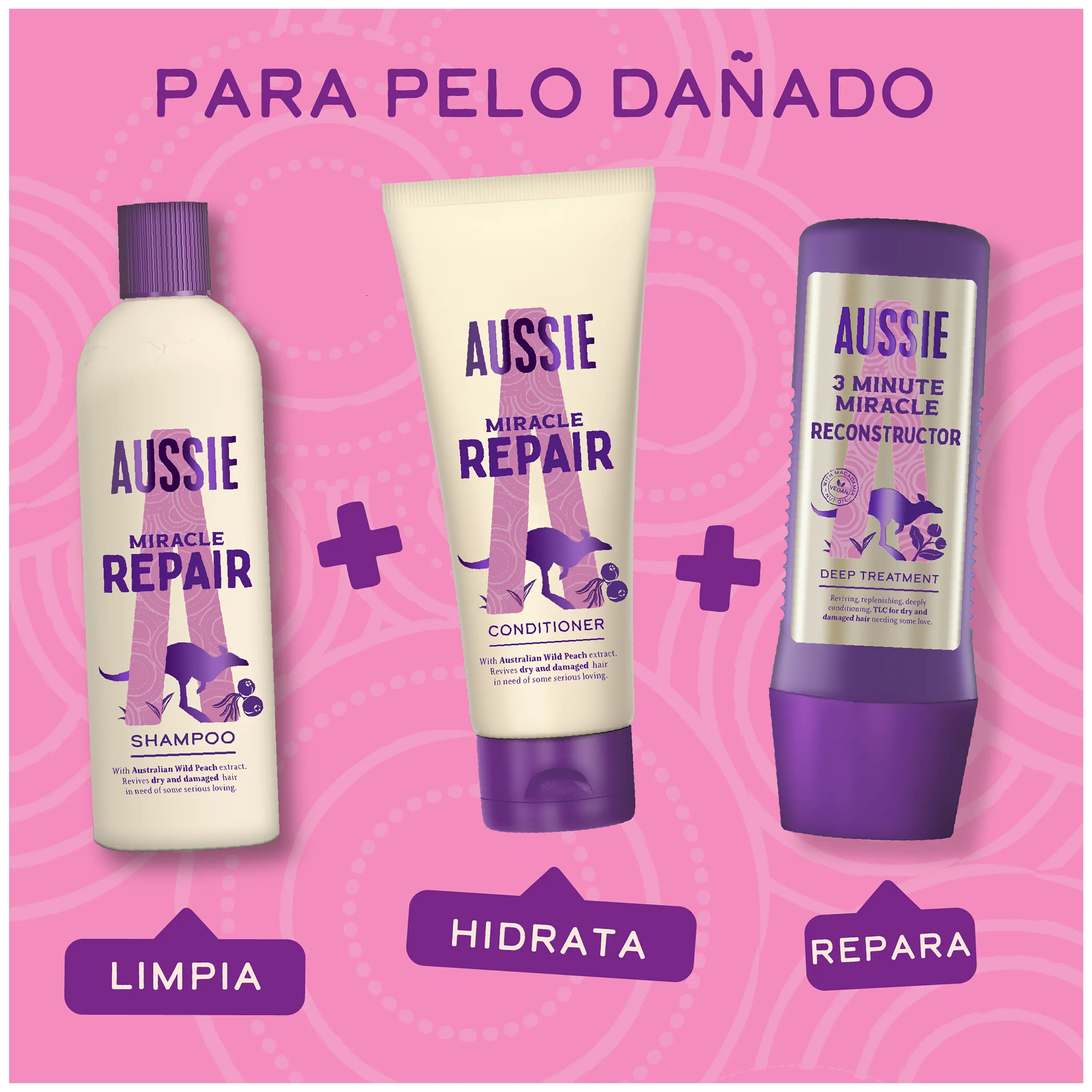 Aussie Μάσκα 3 Minutes Miracle Repair SOS, 225 ml