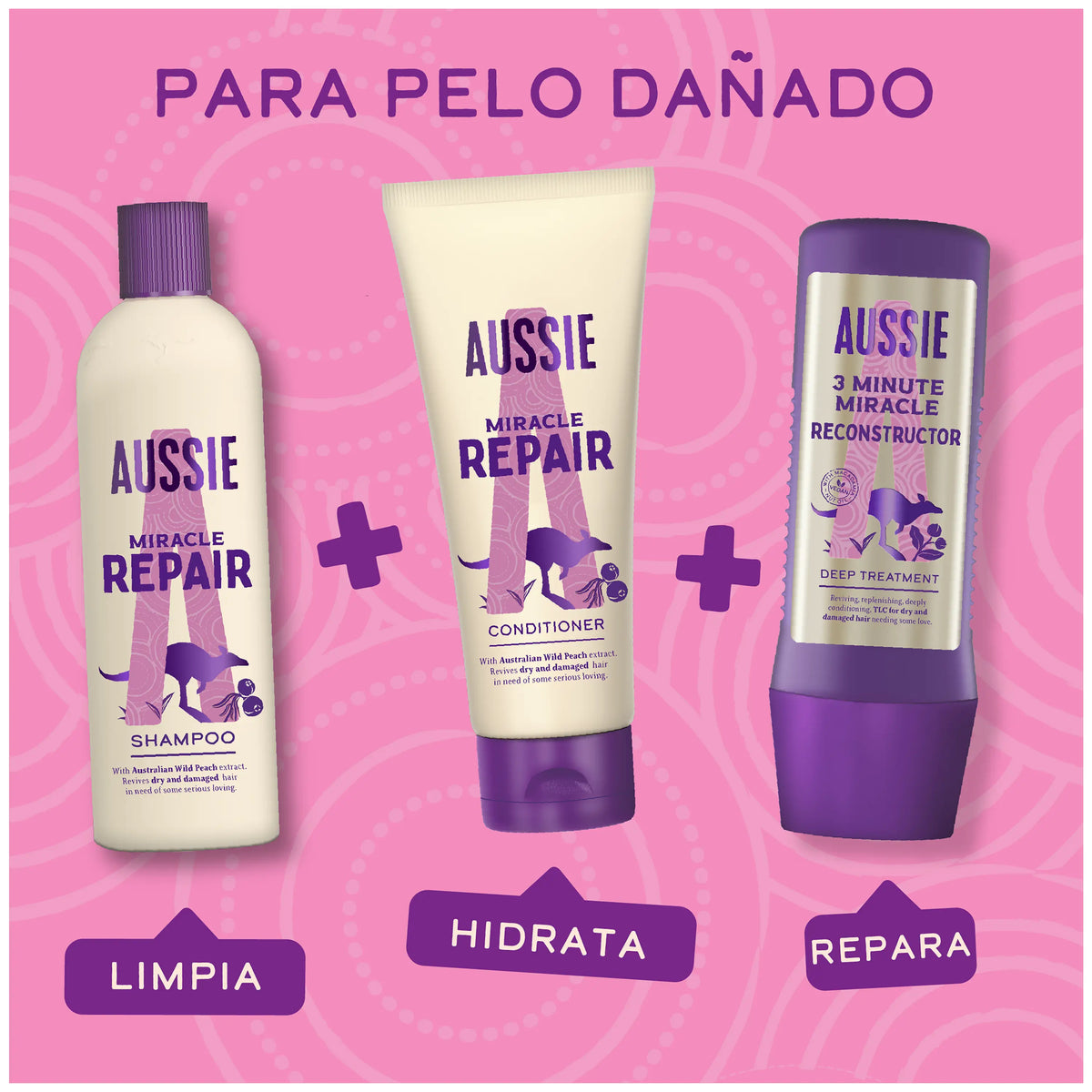 Aussie Μάσκα 3 Minutes Miracle Repair SOS, 225 ml
