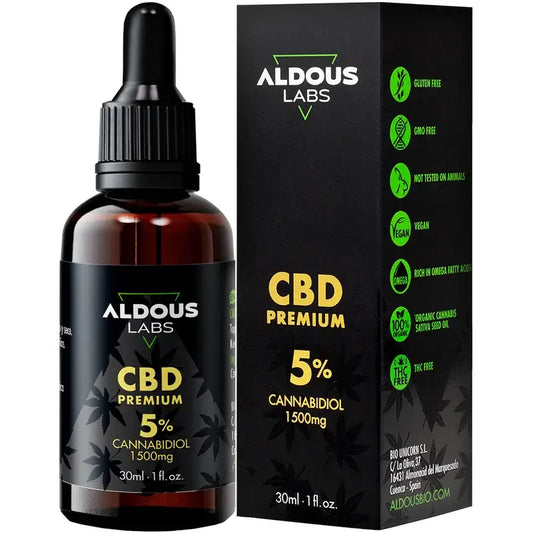 Aldous Labs Έλαιο CBD 5% 30 ml Απομονωμένο