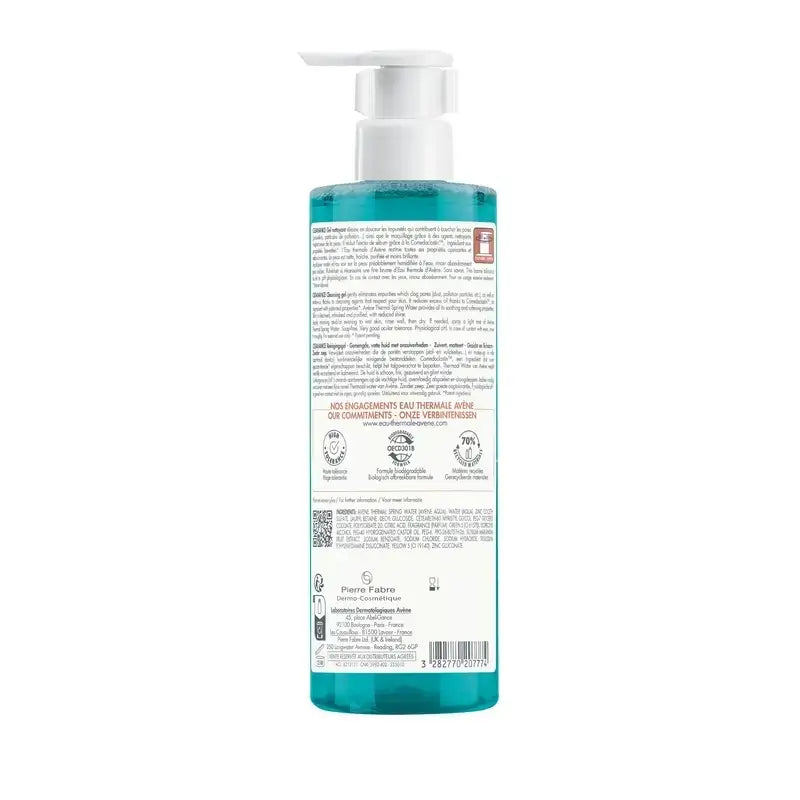 Avène Duplo Cleanance Τζελ Καθαρισμού, 2x400